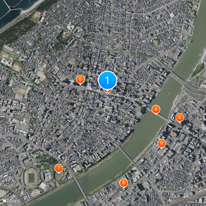 Japan National Route 289 Mappa