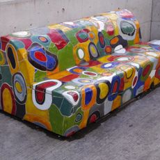 Sculpture "Sofa" in Budínova street