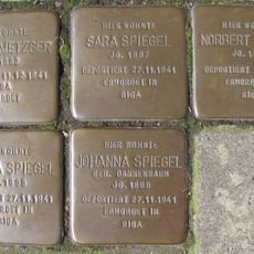 Stolperstein dedicated to Norbert Spiegel