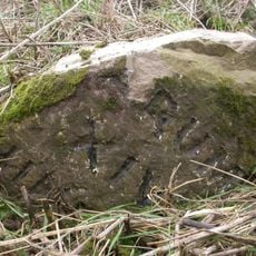 Milestone, Hindon Road; opp. terrace brick cottages E village