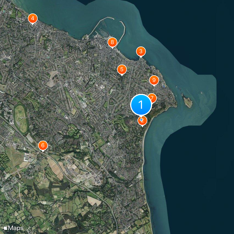 Killiney Mapa