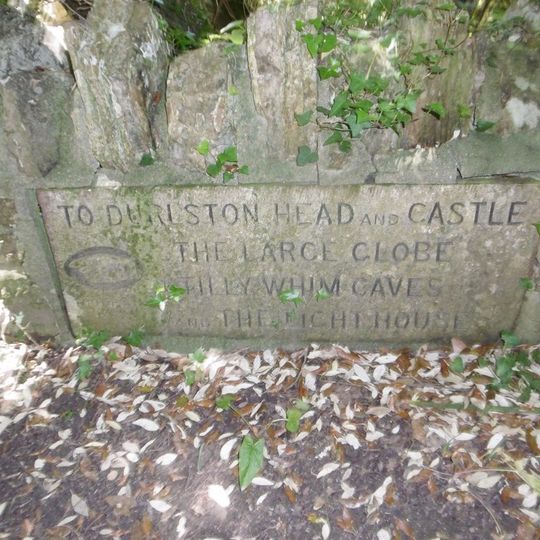 Guidestone - To Durlston Head and Castle, Durlston Country Park