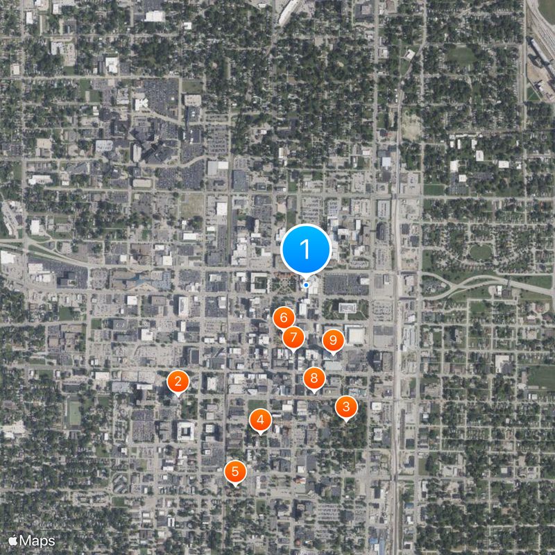 Abraham Lincoln Presidential Library and Museum Map