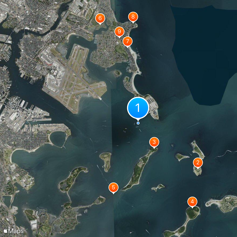 Boston Harbor Map