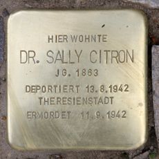 Stolperstein en memoria de Sally Citron