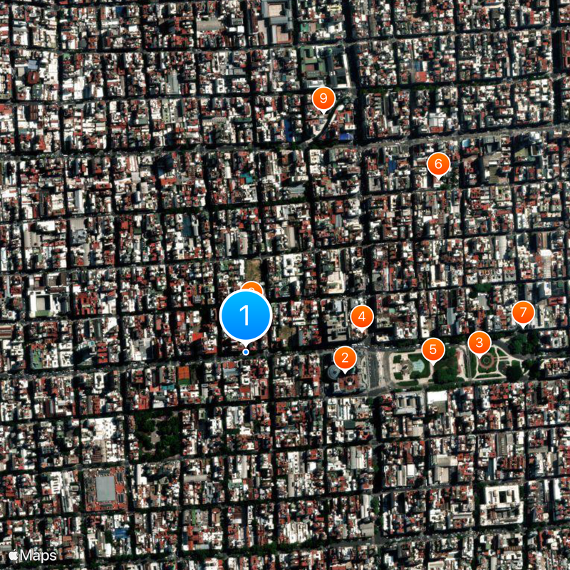 Avenida Rivadavia Mapa