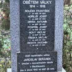 World wars memorial in Bakov