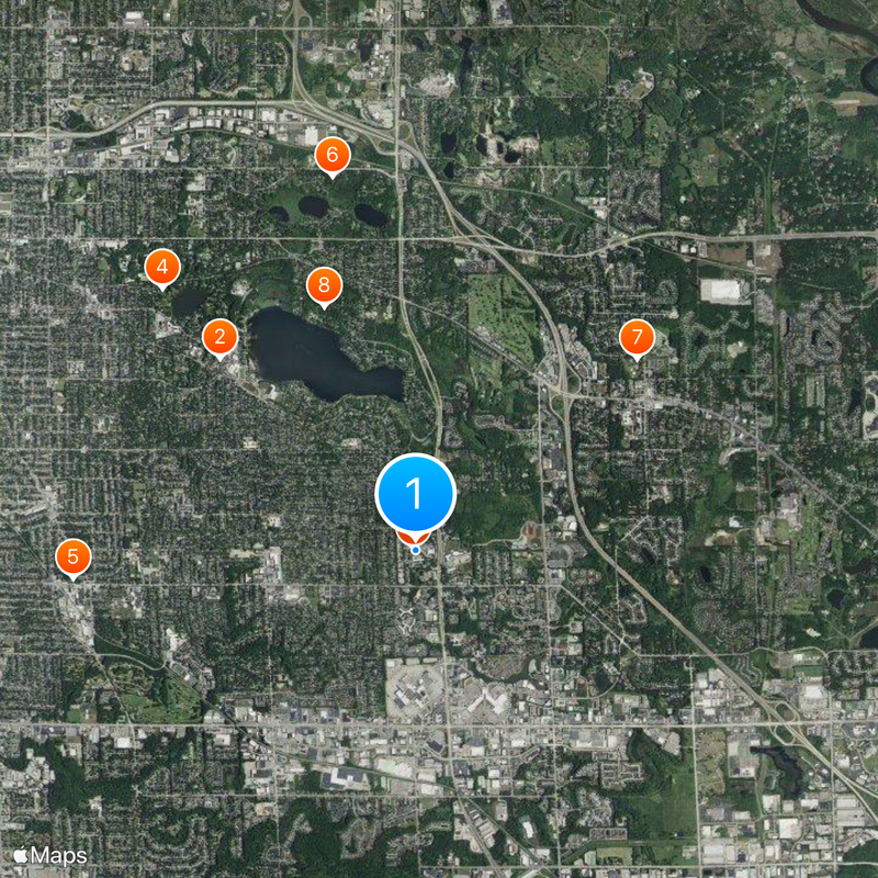 Calvin University Map