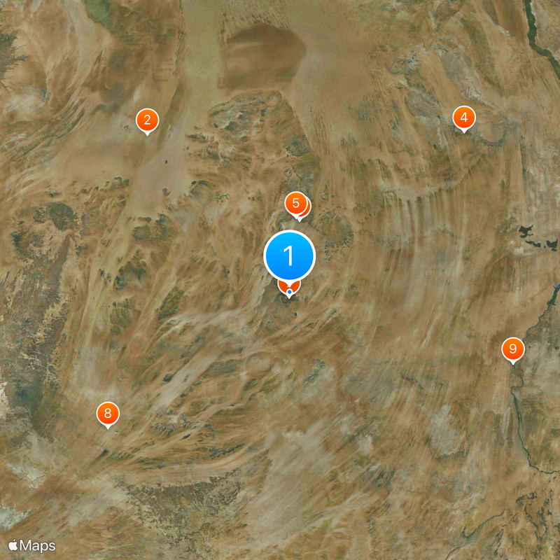 Egypt–Sudan border Map