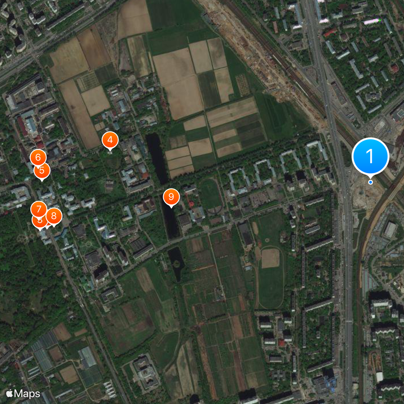 Petrovsko-Razumovskaya Map