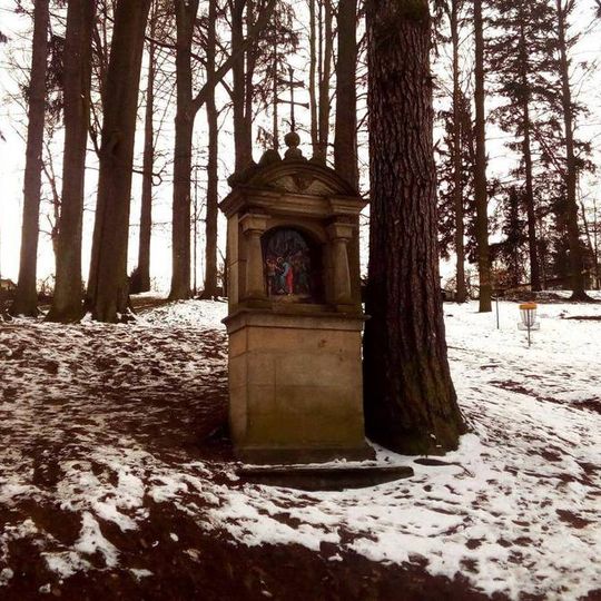 5. zastavení na křížové cestě v Jindřichově Hradci