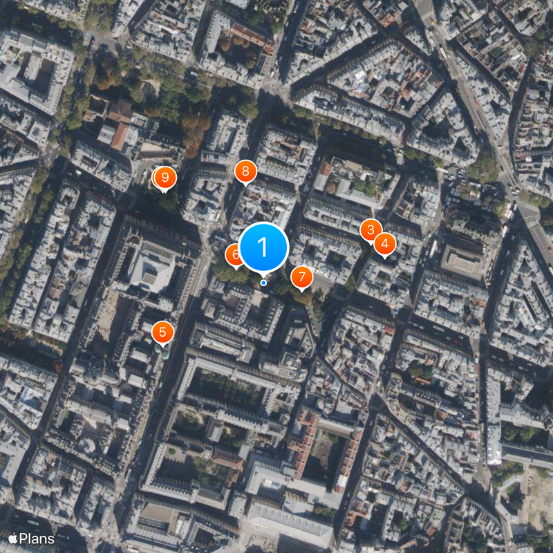 Collège de France Map