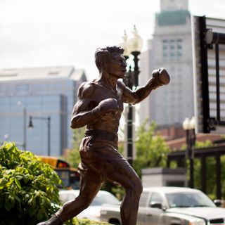Statue of Tony DeMarco