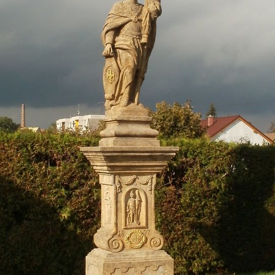 Statue of Saint Wenceslaus in Chlumec nad Cidlinou