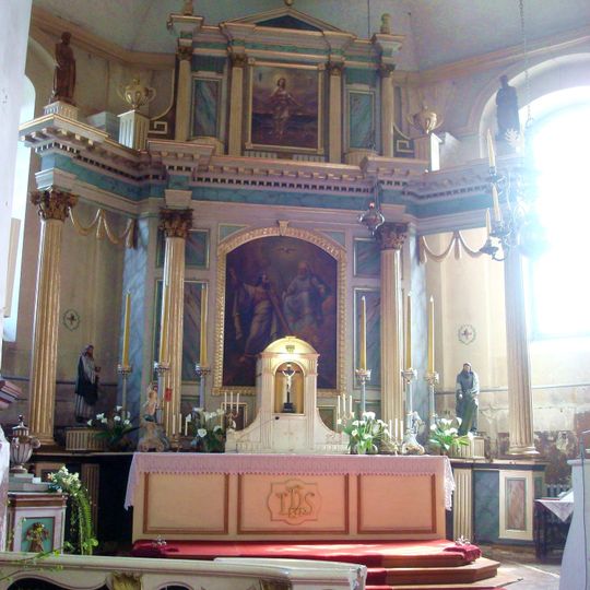 Altar of Church of the Holy Trinity in Kuldīga