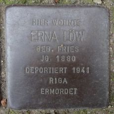 Stolperstein dedicated to Erna Löw