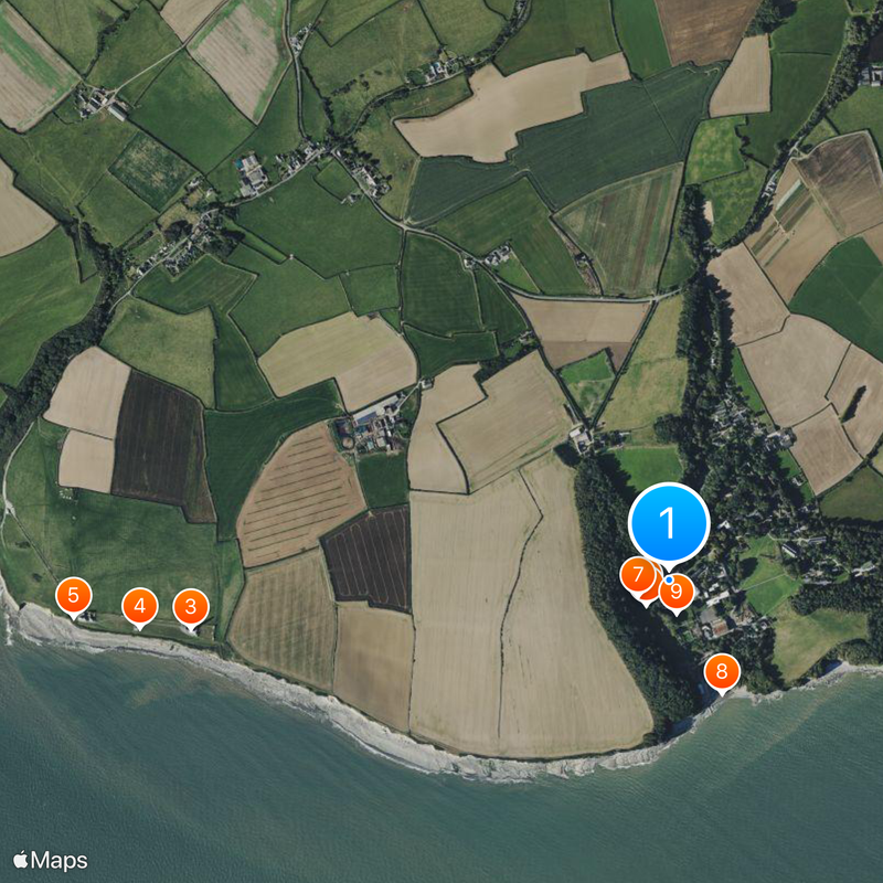 St Donat's Castle Mapa