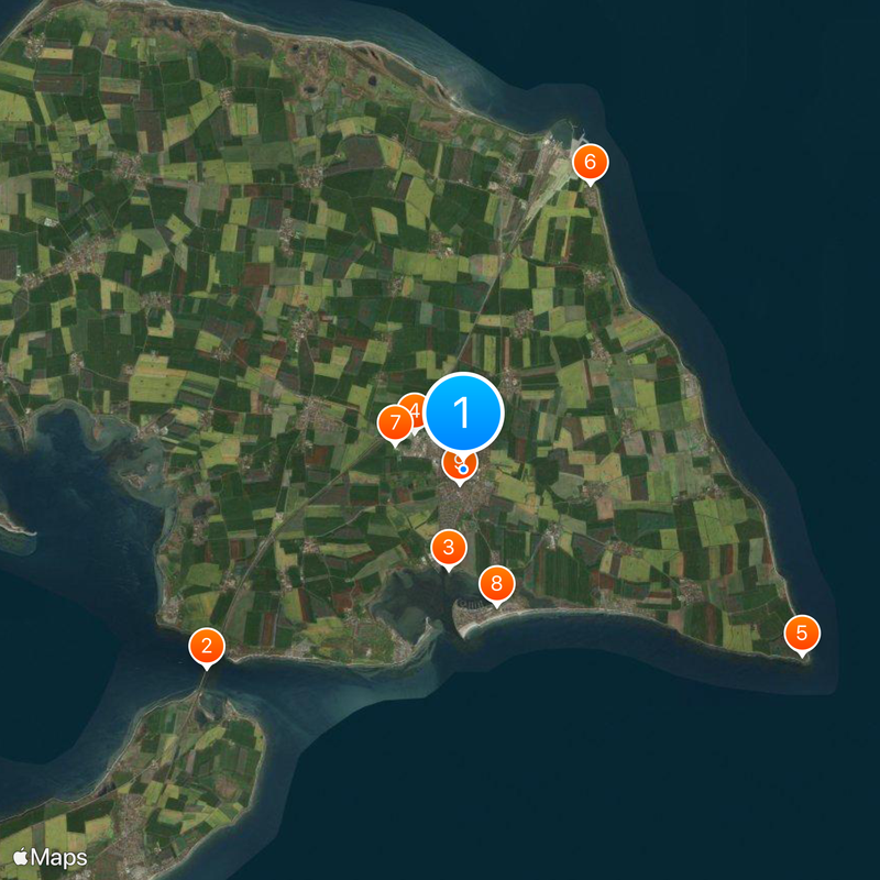 Burg auf Fehmarn Map