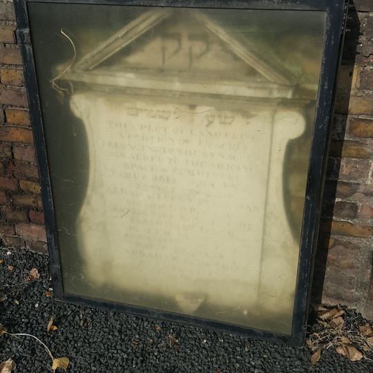 1733 Foundation Plaque In South Wall Of Novo Cemetery