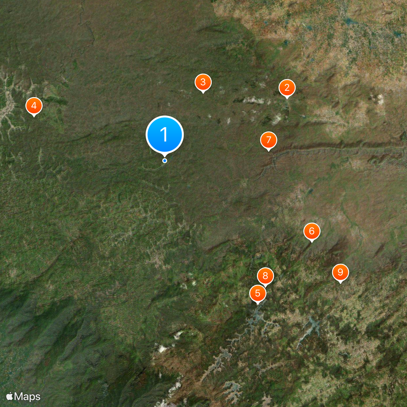 Mudumalai National Park Mapa