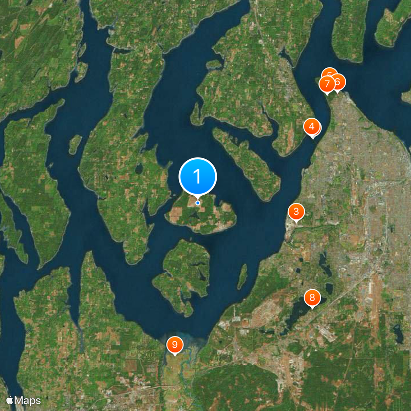McNeil Island Corrections Center Map