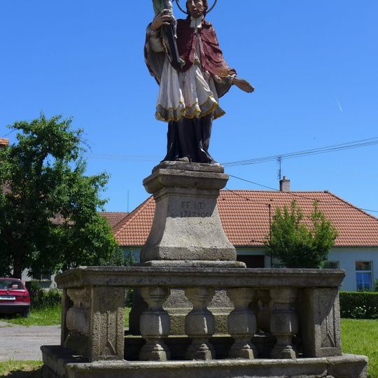 Statue of John of Nepomuk in Budeč