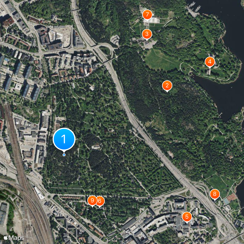 Norra begravningsplatsen Map