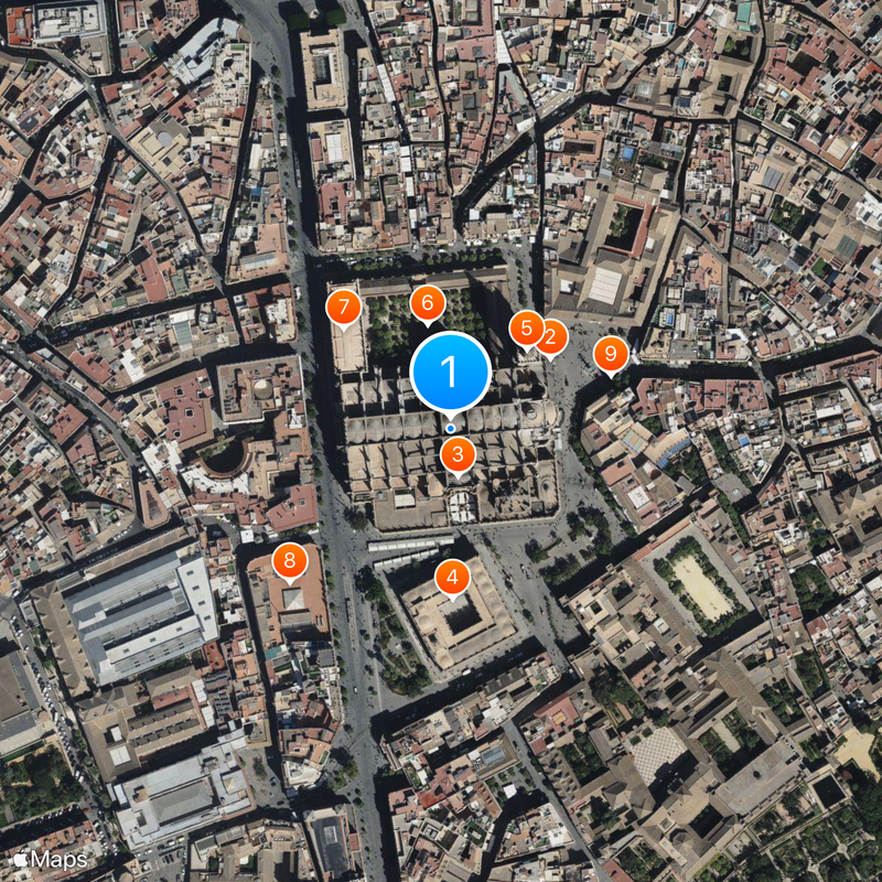 Seville Cathedral Map