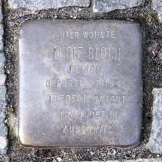 Stolperstein en memoria de Lucie Bloch