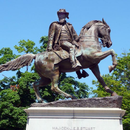 General J E B Stuart Statue