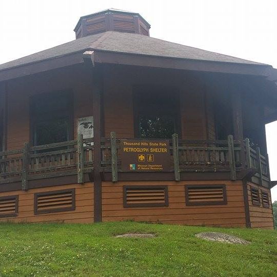 Thousand Hills State Park Petroglyphs Archeological Site