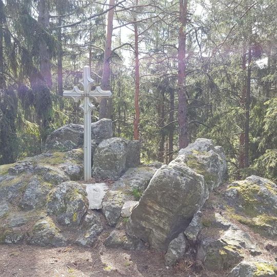 Kříž na kótě 527 jižně od Malého Chlumce