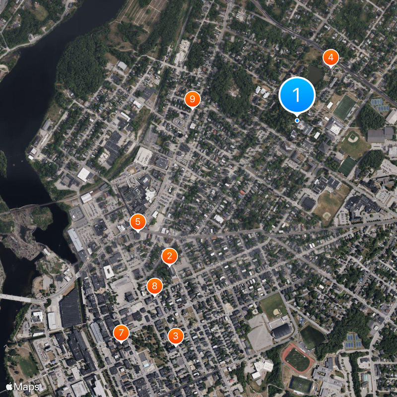 Bates College Map