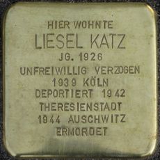 Stolperstein à la mémoire de Liesel Katz