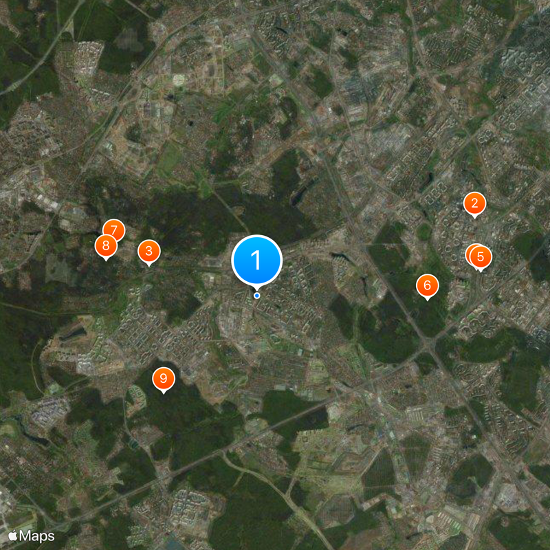 Solntsevo Map