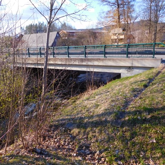 Bridge of I/14 road over the Čistá  in Čistá
