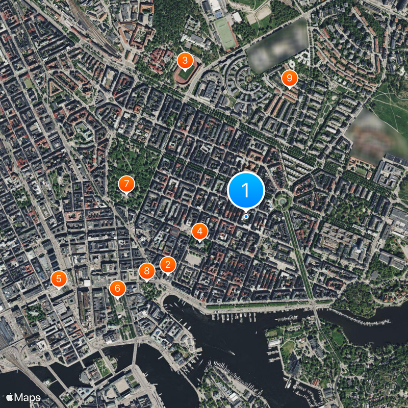 Östermalm Mappa
