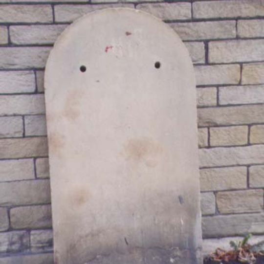 Milestone, Bradford Road, Liversedge in front of Old Oak PH
