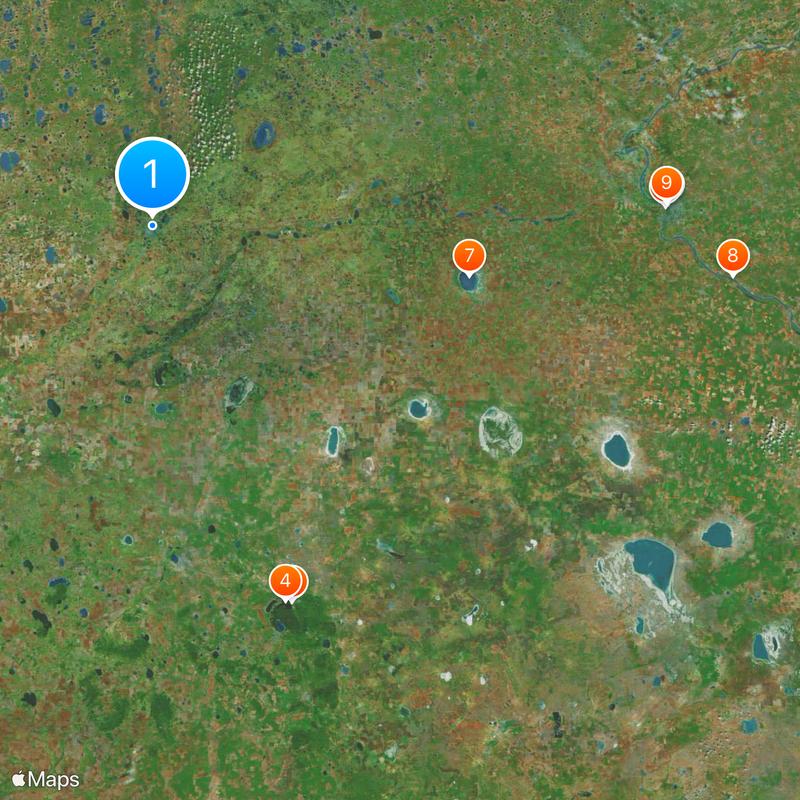 North Kazakhstan Region Map
