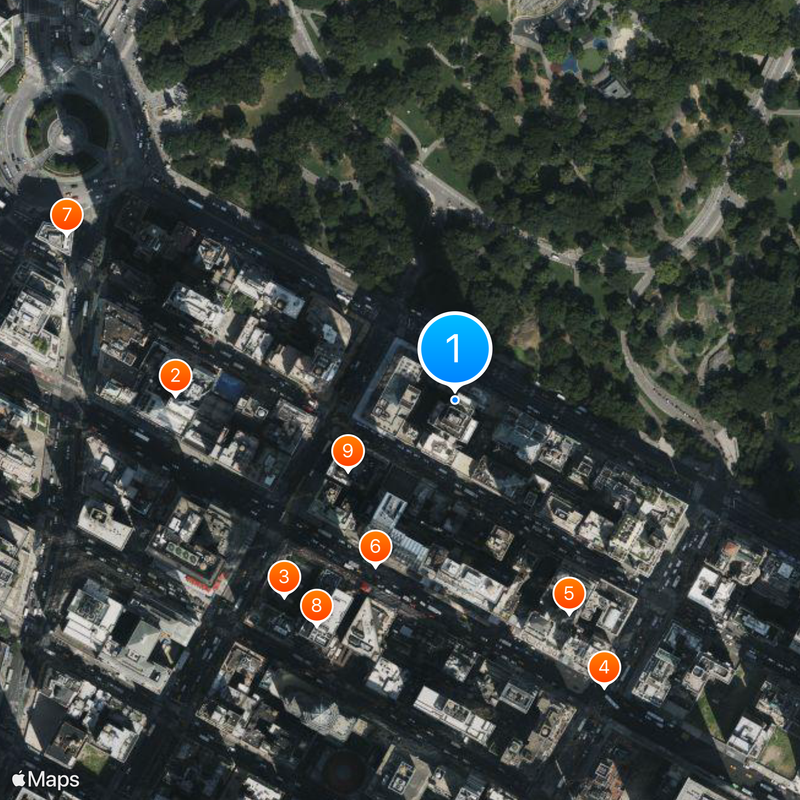 JW Marriott Essex House Mapa