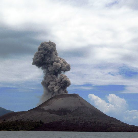 Anak Krakatau Island