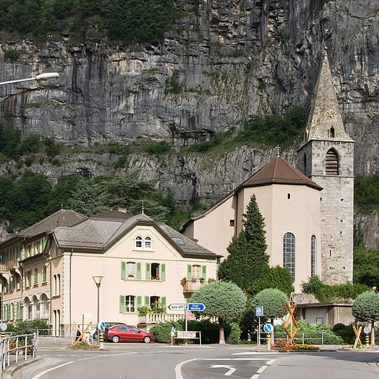 Kirche St. Sigismond und Pfarrhaus