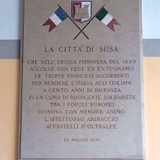 Commemorative plaque