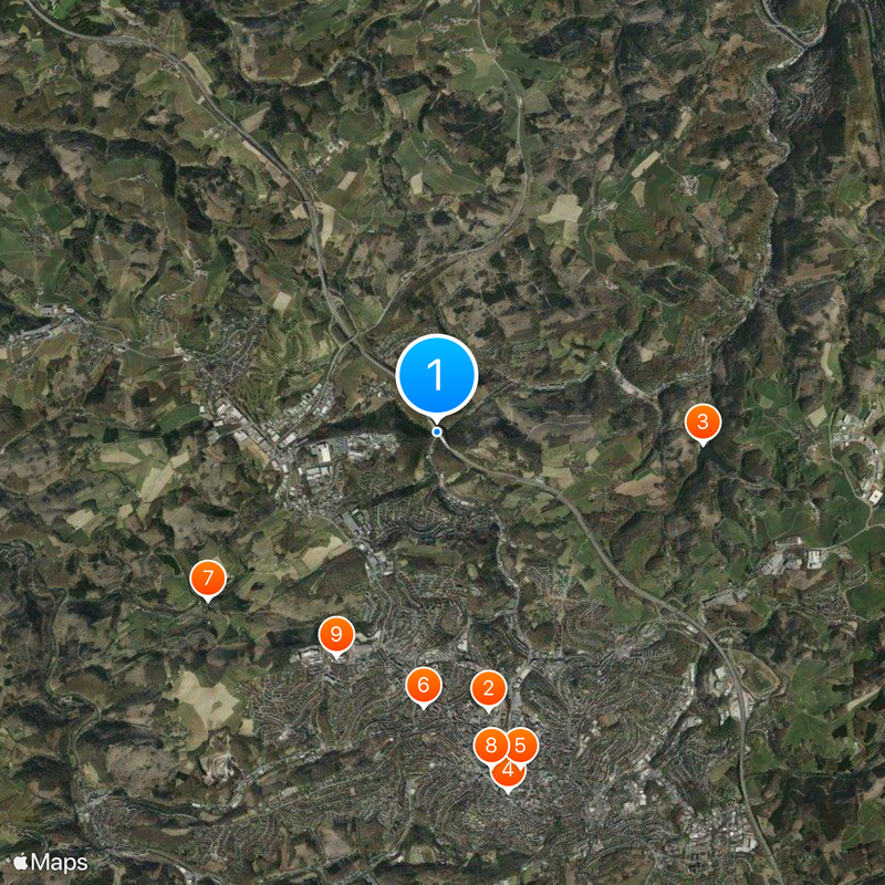 Rahmede Viaduct Kaart