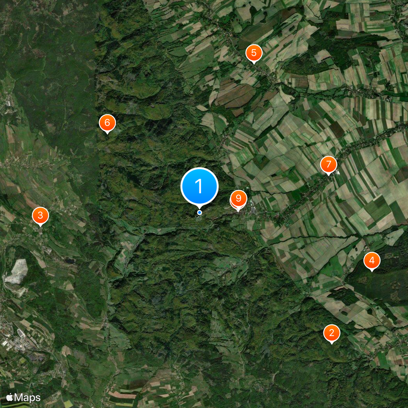 Fort Srebrna Góra Map