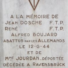 Commemorative plaque
