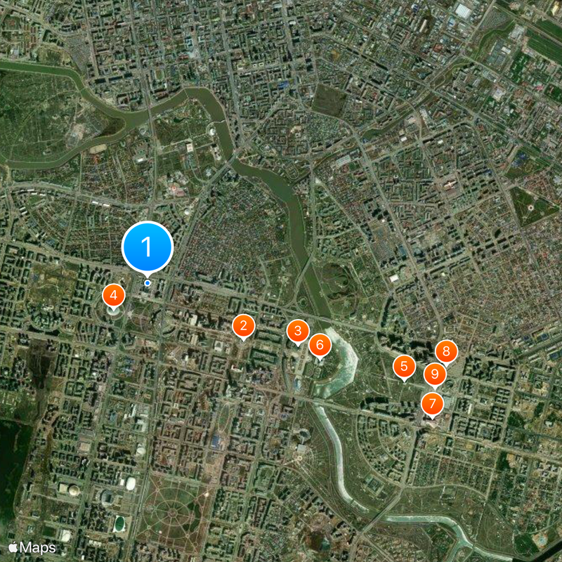Astana Opera Map