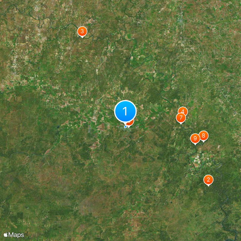 San Saba Map