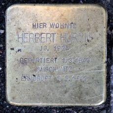 Stolperstein en memoria de Herbert Hurtig