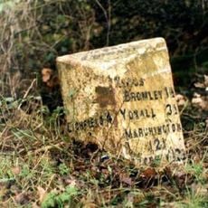 Milepost, S of canal